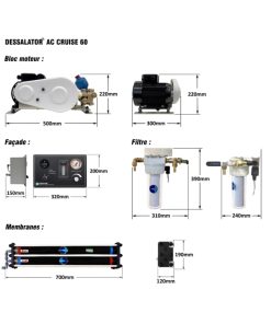 Alternative view of DESSELATOR D60 AC CRUISE "KLASİK" 230V SU YAPICI